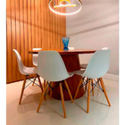 Mesa Cone Redonda 4 Lugares Imbuia 1,2m - Rund