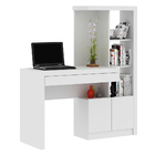 Mesa Conjunto Para Escritório Home Office Me4143 Mdp Branco G