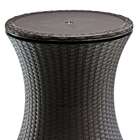 Mesa Cooler Rattan Marrom