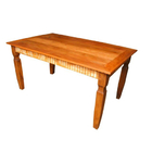 Mesa Corona Em Madeira De Demolição - Cód 1308 Acabamento:cera