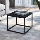Mesa Cube Industrial Linha Complementos Preto