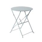 Mesa de Aço Flora Origami 60cm Azul Naterial