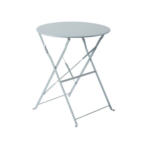 Mesa de Aço Flora Origami 60cm Azul Naterial