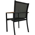 Mesa De Alumínio Com 4 Cadeiras Em Tela Sling Voratto Móveis