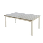 Mesa de Alumínio Las Vegas Cinza  Naterial