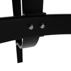 Mesa de Alumínio Porto Rico Giratório 150x72x150cm Cinza Chumbo Portinaty