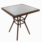 Mesa De Aluminio Quadrada Greenway 72x80x80cm