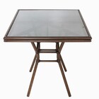 Mesa De Aluminio Quadrada Greenway 72x80x80cm