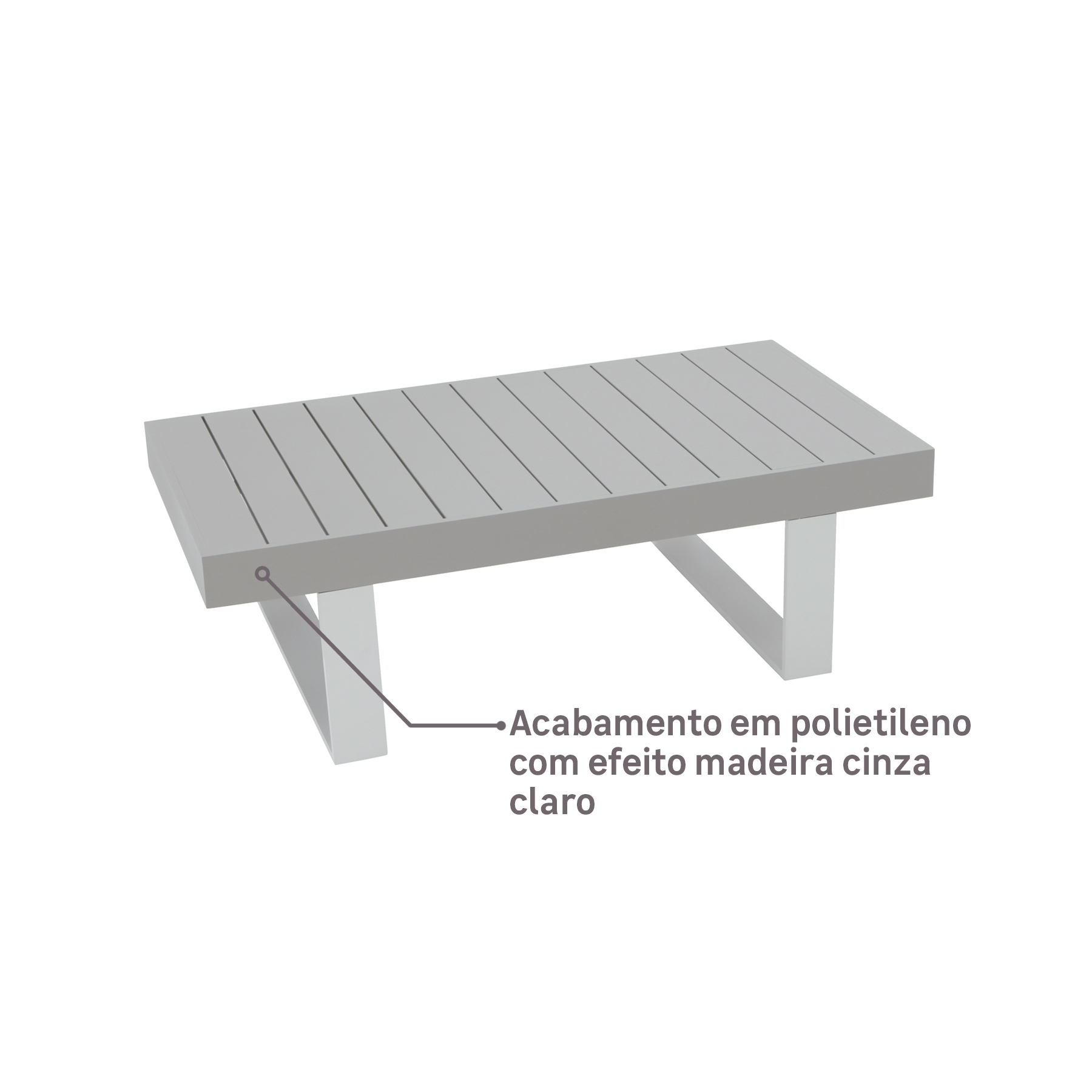 Acabamento em polietileno