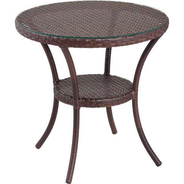 Mesa De Alumínio Revestida Em Fibra C/ Tampo De Vidro M502 –