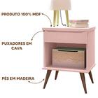 Mesa De Apoio 100% Mdf Melinda Rosê - Phoenix Baby Rosê