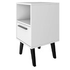 Mesa De Apoio 1 Gaveta 1 Nicho Bpp05 Brv Móveis