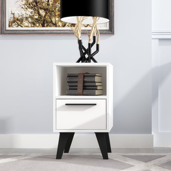 Mesa De Apoio 1 Gaveta 1 Nicho Bpp05 Brv Móveis