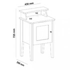 Mesa De Apoio 1 Porta Charlote Artely