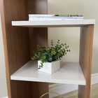 Mesa de Apoio 33x25cm Cinamomo com Off White MDP Artely