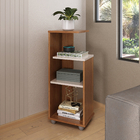 Mesa de Apoio 33x25cm Cinamomo com Off White MDP Artely