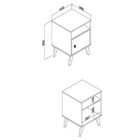 Mesa De Apoio 400x600x380mm Movelbento