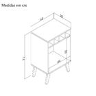 Mesa De Apoio 438x710x320mm Garrafeiro Movelbento