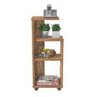 Mesa De Apoio 4 Prateleira Camelot Rústico