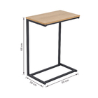 Mesa de Apoio 68x50x30cm Freijó e Preto Fosco Kappesberg