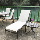 Mesa de Apoio Alumínio Redondo Porto Rico 46x52cm Marrom Portinaty