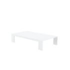 Mesa de Apoio Alumínio Retangular Lagun 30x80x143cm Branco Naterial