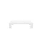 Mesa de Apoio Alumínio Retangular Lagun 30x80x143cm Branco Naterial