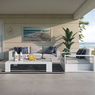 Mesa de Apoio Alumínio Retangular Lagun 30x80x143cm Branco Naterial