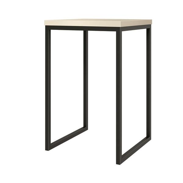 Mesa De Apoio Belle Pés Em Metal Off White 24143 Edn