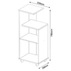 Mesa De Apoio Bis Artely Rustico