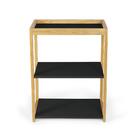 Mesa De Apoio/café Auxiliar Para Escritórios Bia - Preto