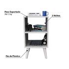 Mesa De Apoio Com 2 Nichos - Branco