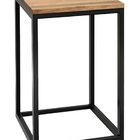 Mesa De Apoio Com Tampo De Madeira De 40cm X 30cm (60cm) De A