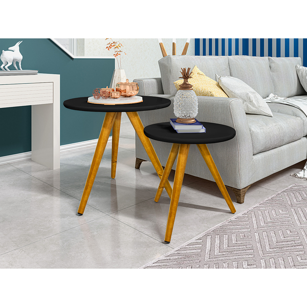 Mesa De Apoio Decor Hope Preto