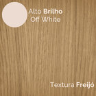 Mesa De Apoio Decorativa Para Sala De Estar Liz Freijó/off Wh