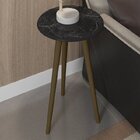 Mesa De Apoio Estilo Vintage Retrô Brilhante Decor Bechara Ne