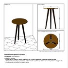 Mesa De Apoio Estilo Vintage Retrô Decor  Titanium