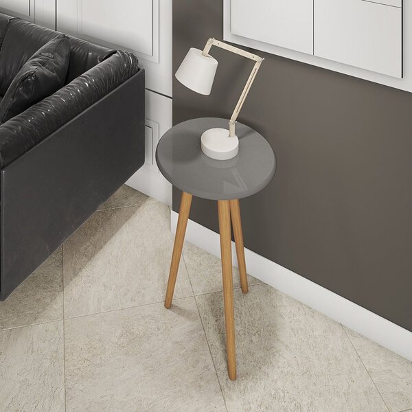 Mesa De Apoio Estilo Vintage Retrô Decor  Titanium