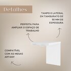 Mesa De Apoio Extensão Do Espaço De Trabalho Tamburato  Branco