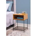 Mesa De Apoio Fina 1 Nicho - Preto/marfim