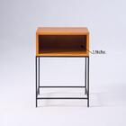 Mesa De Apoio Fina 1 Nicho - Preto/marfim