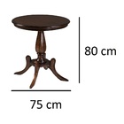 Mesa De Apoio Fragata 0 75 Cm Imbuia Envelhecido