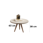 Mesa De Apoio Jb 8016 Pérola - Jb Bechara