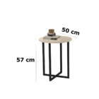 Mesa De Apoio Jb 8031 Pérola - Jb Bechara