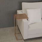 Mesa De Apoio Lateral 35x68 Cm Grado Gold