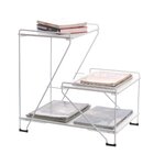 Mesa De Apoio Lateral 3 Níveis Organização Simples Branco