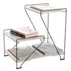 Mesa De Apoio Lateral 3 Níveis Verde Oliva/legno