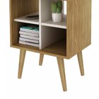 Mesa De Apoio Lateral 4 Nichos E1720  Natural/off White