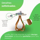 Mesa De Apoio Lateral 50cm X 50cm X 70cm Rubi Off White/mel