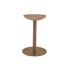 Mesa de Apoio Lateral 55cm Alien Orgânica Alumínio Marrom Importado